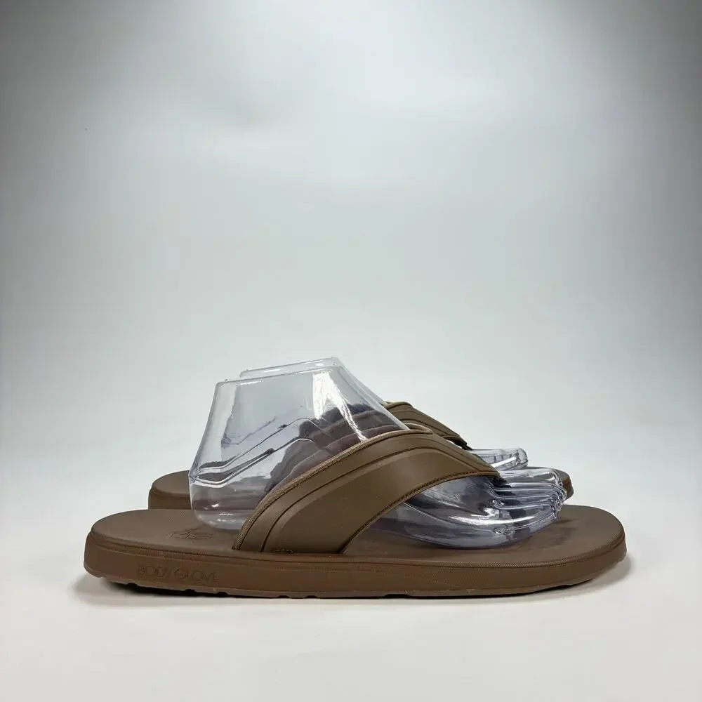 Body Glove Brown cushioned Comfort Thong Flip Flop Sandals 1967238 Men's Size 11